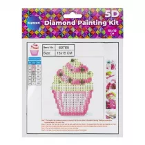 Panta Plast Diamentowa mozaika 5D - Babeczka 15x15cm