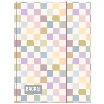 Derform Teczka z gumk� A4 Backup 8 A 01 - Pastelowa Kratka