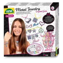Bi�uteria metalowa z kryszta�ami DIY... Lena
