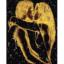 Twoje Hobby Malowanie po numerach + z�ota farba - Mi�osna... 40x50cm