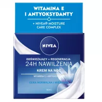 Nivea Krem na noc 24h Nawilenia + Regeneracja 50 ml