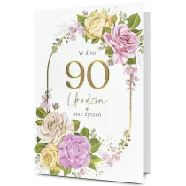 Karnet okazjonalny B6 z kopert� 90 Urodziny PAN DRAGON HM200-3267