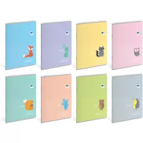 Interdruk Zeszyt A5 Pastel BEBE Friends trzy linie 16 kartek