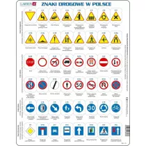 Puzzle Ukadanka Znaki Drogowe W Polsce Larsen