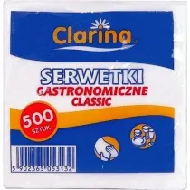 Serwetka gastronomiczna bia�a 15x15cm 500szt/opak