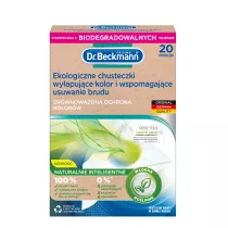 Dr. Beckmann Eco Chusteczki wyapujce kolor i wspomagajce usuwanie brudu 20 szt.