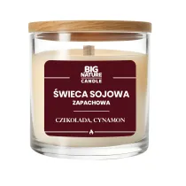 Big Nature wieca sojowa o zapachu CZEKOLADA-CYNAMON 155 g