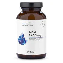 Aura Herbals MSM 1400 mg, siarka organiczna Suplement diety 120 kaps.