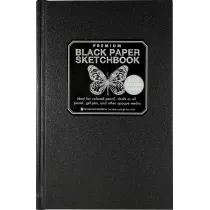 Peter Pauper Press Szkicownik Premium Czarny Papier
