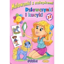 Dziewczynki i kucyki malowanki z nalepkami