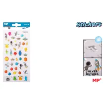 Main paper Naklejki 3D kosmos