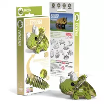 Puzzle Dinozaur Tricera Eugy Eko Ukadanka 3D