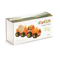 Traktor drewniany Cubika