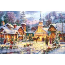 Castorland Puzzlowa kartka pocztowa Faith Runs Deep