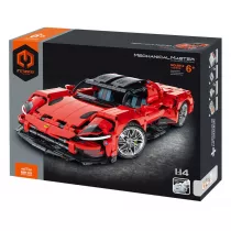 Klocki  model 1:14 auto czerwone 1131 element�w