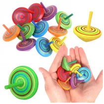 Mini bczek drewniany 4cm MIX Leantoys