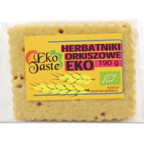 Eko Taste Herbatniki wegańskie orkiszowe 190 g Bio