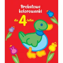 Brokatowe kolorowanki dla 4-latka