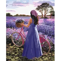 Ideyka Malowanie po numerach - Inspiracja lawend� 40x50cm