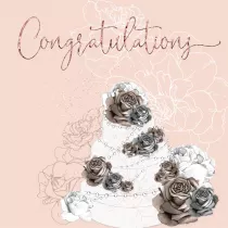 Clear Creations Karnet kwadrat CL0929_SG �lub tort