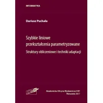 Szybkie liniowe przekszta�cenia parametryzowane. Struktury obliczeniowe i techniki adaptacji