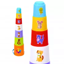 Piramidka kubeczki z wiaderkiem Technok