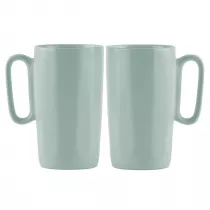Vialli Design Kubki ceramiczne z uszkiem Fuori mitowe 30114 2 x 330 ml