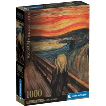 Puzzle 1000 el. Compact Museum L'Urlo Di Munch Clementoni