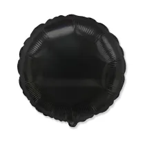 Balon foliowy Serce czarny 45cm