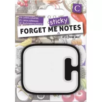 If Forget me sticky. Notes kart samoprzylepne litera C