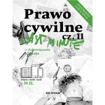 Prawo cywilne 2024 cz�� 2. Last Minute