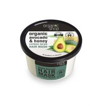 Organic Shop Organic Avocado & Honey Hair Mask regenerująca maska do włosów Miodowe Awokado 250 ml