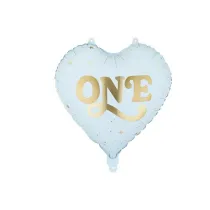 PartyDeco Balon foliowy Serce One 45cm