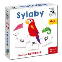 Puzzle Sylaby do nauki czytania Kapitan Nauka Edgard
