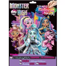 Monster High. Zdrapuj, koloruj, naklejaj