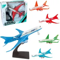 Samolot metalowy pullback, �wiat�o i d�wi�k Trifox