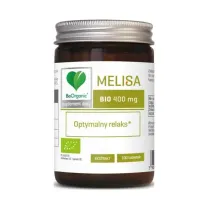 Be Organic Melisa ekstrakt (400 mg) Suplement diety 100 tab. Bio