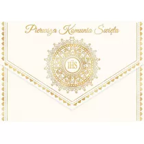 Henry Karnet Koperta A5 KOMUNIA IHS