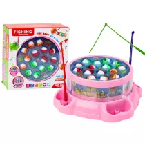 Gra �owienie rybek r�owa LeanToys