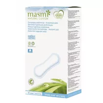 Masmi Klasyczne podpaski o anatomicznym ksztacie 100% baweny organicznej 16 szt.