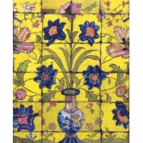 Museums & Galleries Karnet z kopertą Panel of glazed tiles 17 x 14 cm