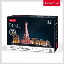 Puzzle 3D 115 el. Pary� LED Cubic Fun