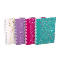 Ko�onotatnik Oxford Floral A6 90g 50 kartek