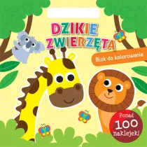 Dzikie zwierzta. Blok do kolorowania