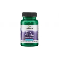 Swanson Zinc Citrate 30 mg Suplement diety 60 kaps.