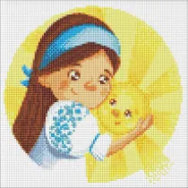 Diamentowa mozaika - Soneczko 30x30cm