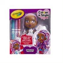 Lalka Colour'n'Style Friends Violet Crayola