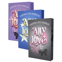 Pakiet Ally Love. Tomy 1-3: Ally Love Feels No Love, Ally Love Starts to Love, Ally Love Is In Love (barwione brzegi)