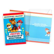 Kukartka Karnet Urodziny Psi Patrol ch�opiec