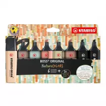 Zakrelacze Stabilo Boss Original Nature Colors 8 szt.